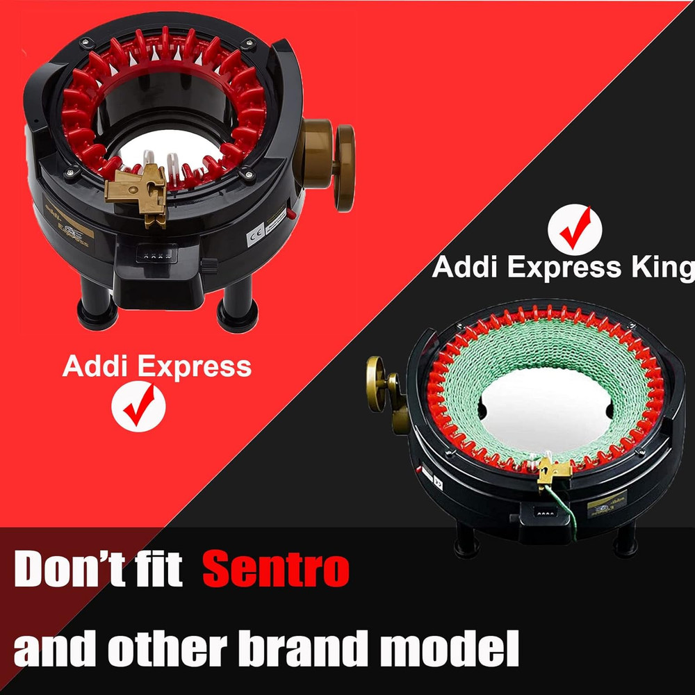 Addi Knitting Machine Adapter with Hex Bit Power Screwdriver Attachment for Dril