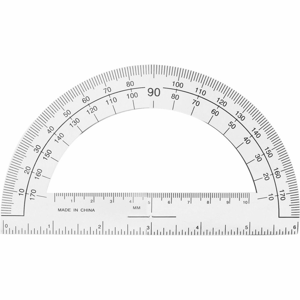 Sparco Professional Protractor - Plastic - Clear (SPR01490)