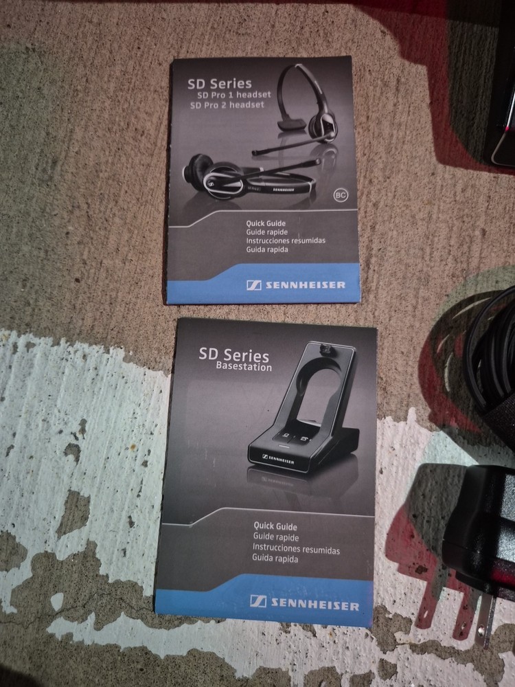 New Sennheiser SD Pro 1 Single-Sided Wireless DECT Headset & Base 506010