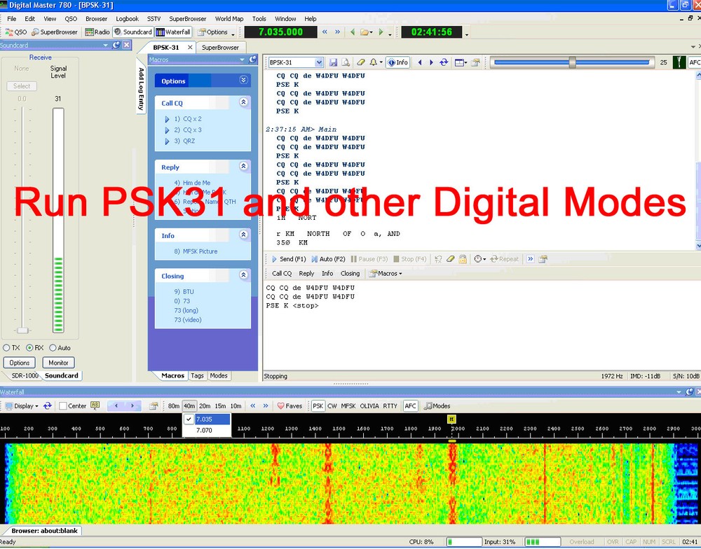Ten-Tec USB Digimode Interface for FT8, JT9, JT65, PSK31 etc