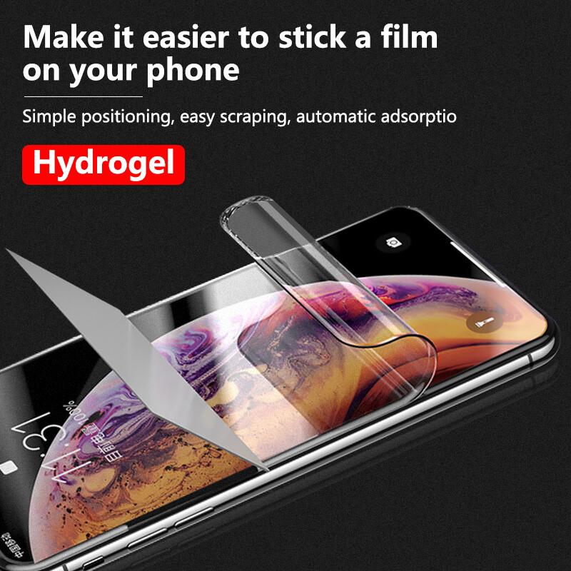 Matte Hydrogel Full Coverage Screen Protector For iPhone 15 14 Pro For Samsung