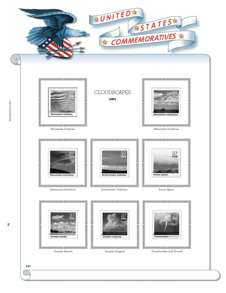 2004 U.S. Commemorative Singles COMPLETE Supplement (White Ace Alternative)