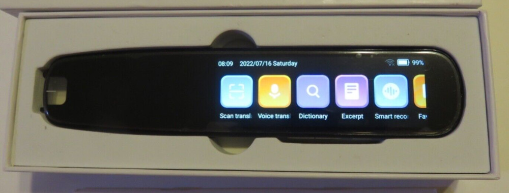 Scanning Translator NEW Open Box!! Touch Screen Built in Speaker Bluetooth