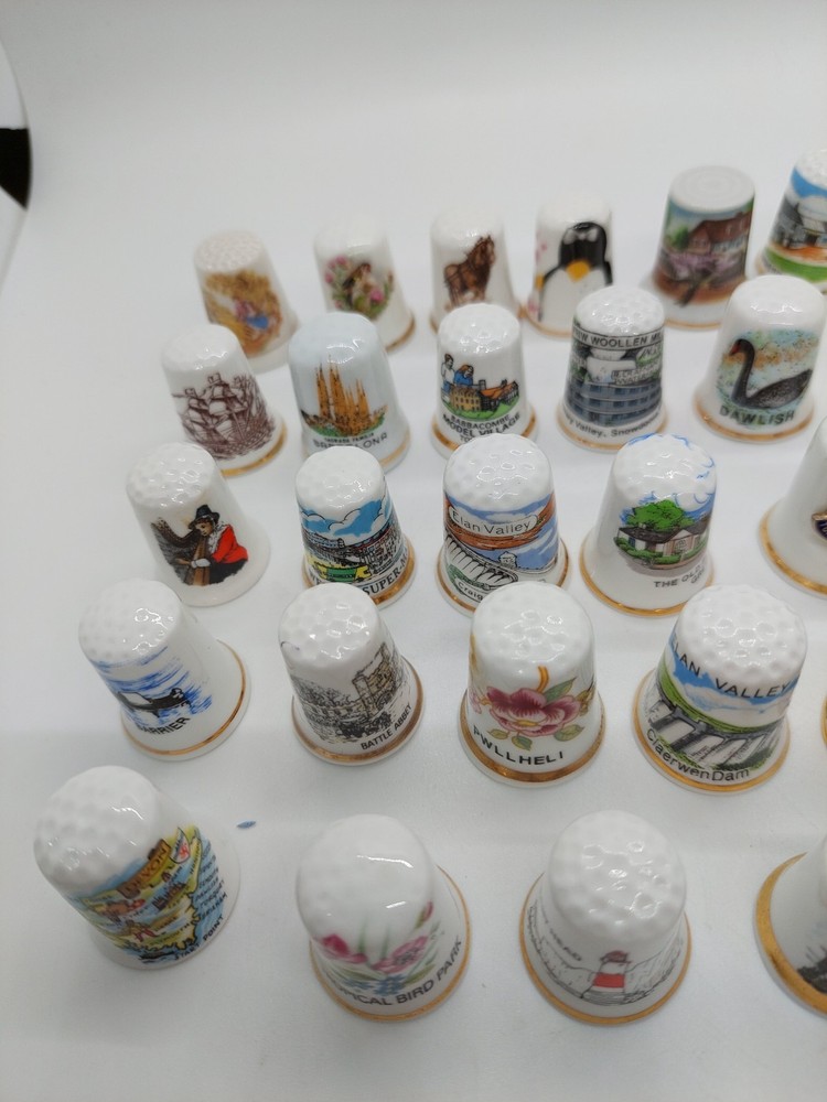 Large bundle of mixed thimbles mixed lot 3