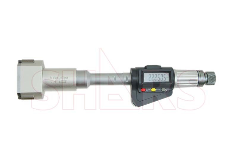 1.968-2.480" Electronic Three-Point Internal Micrometer .00005" New R]