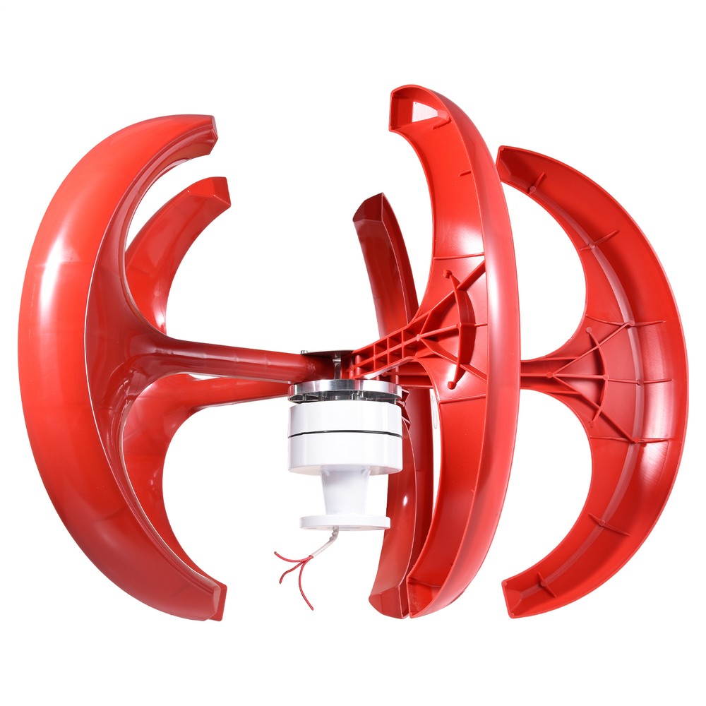 Vertical Axis Wind Turbine Generator 1200W Windmill W/ Controller 12V 24V