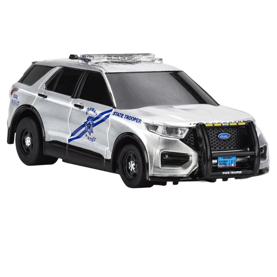 AFX Racing 22105 Police Interceptor Mega G+ w/ Drive Lights HO Slot Car