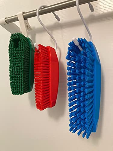 Red BrushScrubMedium7"PP/PBT 3587