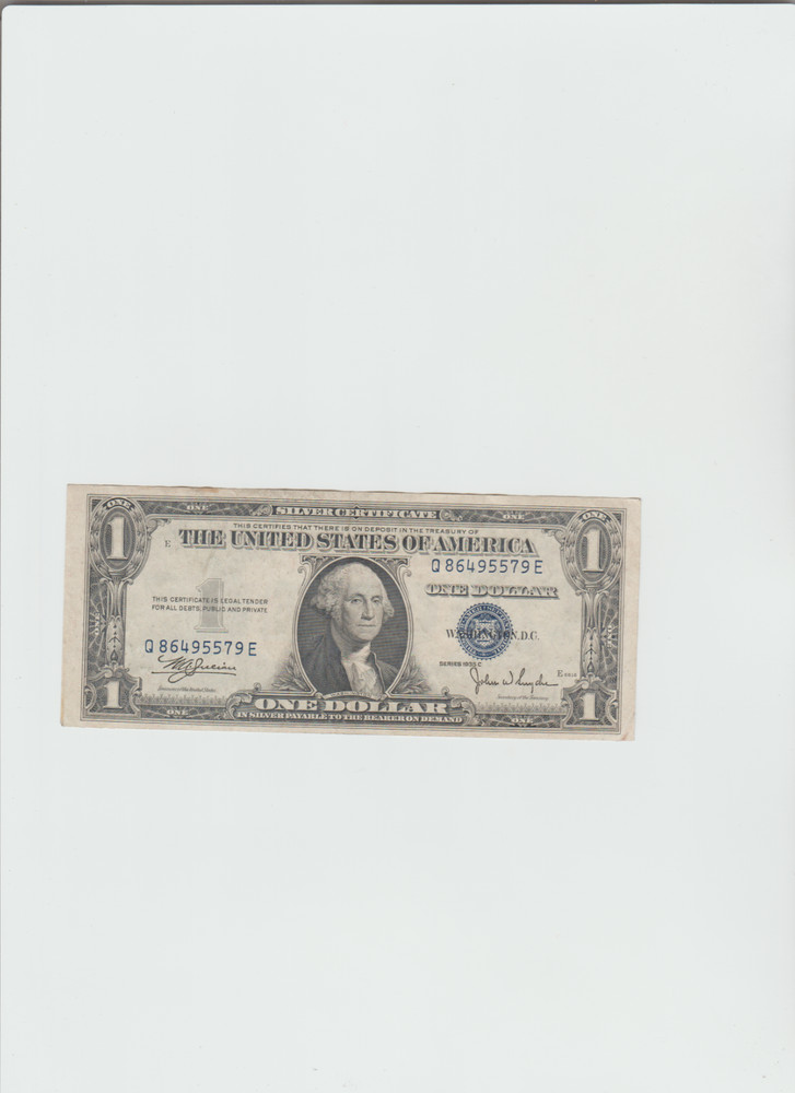 Lightly Circulated 1935-C Silver Certificate