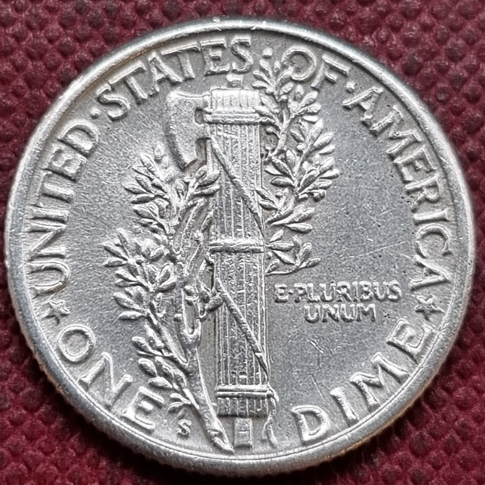 1928 S Mercury Dime 10c Uncirculated #98736