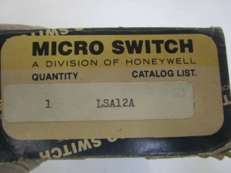 MICRO SWITCH LSA12A LIMIT SWITCH NSMP