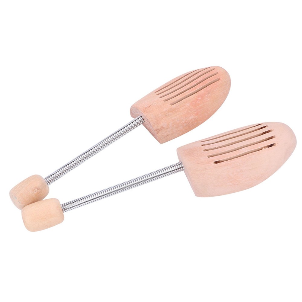 2Pcs Wood Shoe Tree With Spring Column Size 39-40