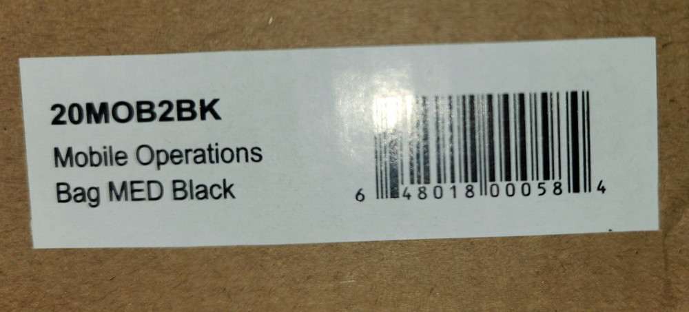 Blackhawk Mobile Operations Bag Medium Black HEAVY DUTY 20MOB2BK