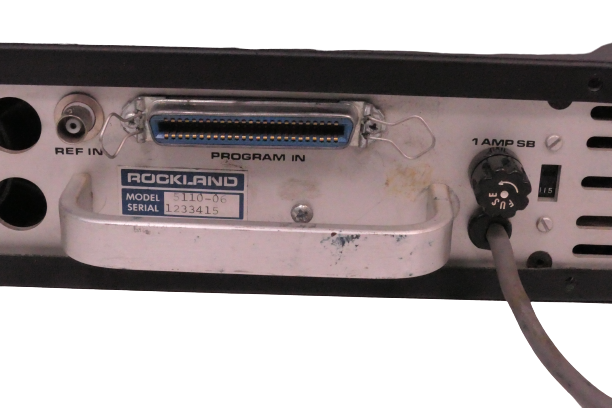 Rockland 5110 Remotely Programmable Frequency Synthesizer Working