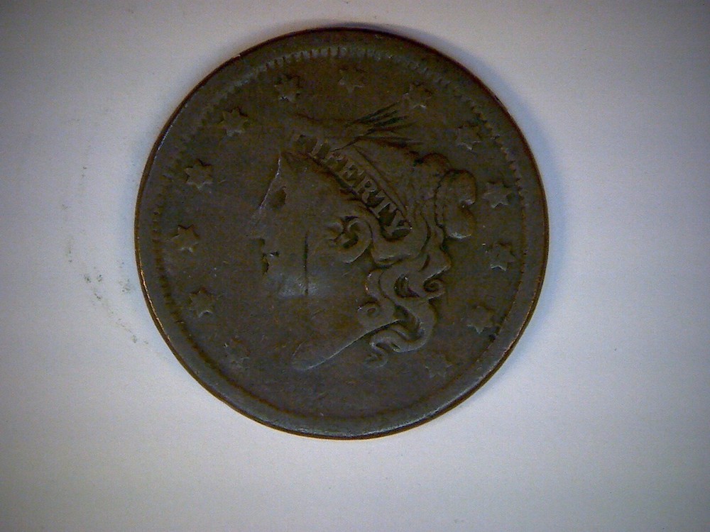 1828  U.S. LARGE CENT,  CORONET CENT,