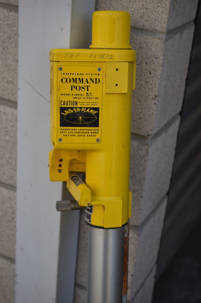 laser plane command post alignment