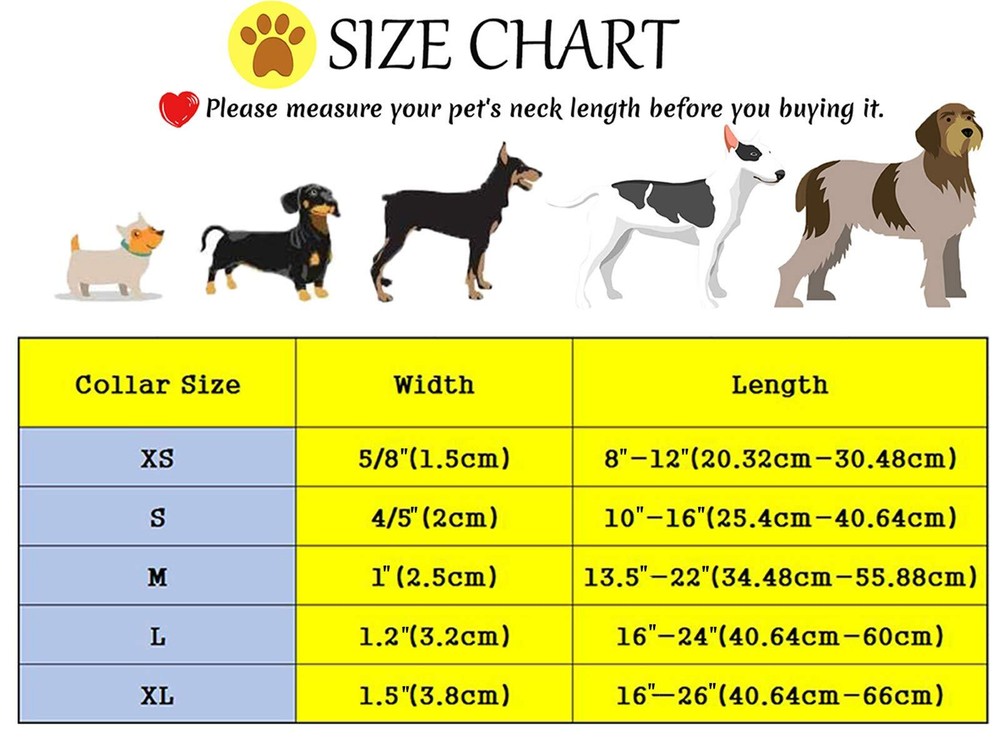 Dog Collar - Fall Plaid Holiday Pet Collar with Adjustable Bow for Medium Dogs