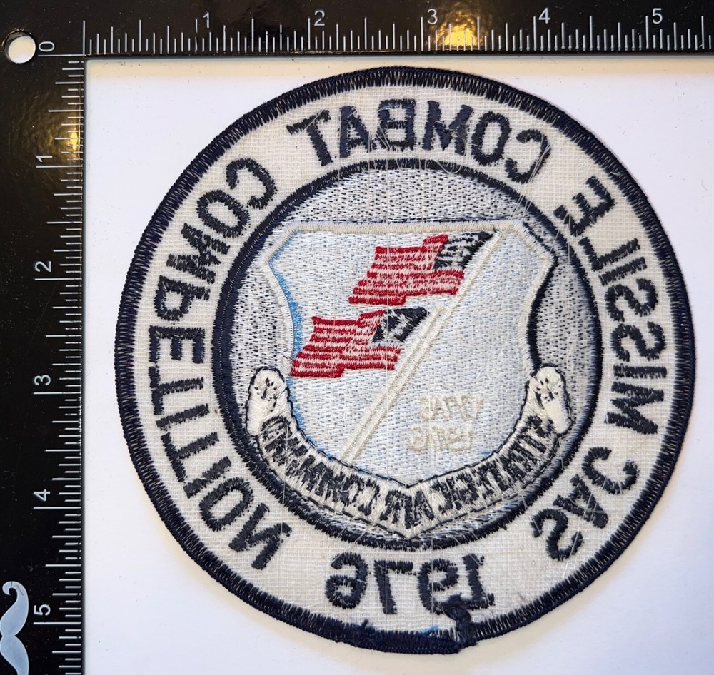 Cold War USAF US Air Force SAC Missile Combat Competition 1976 Patch