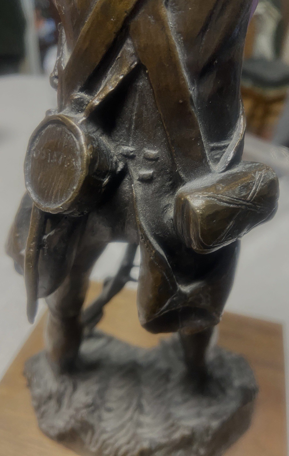 Bronze Minute man Statue Rusty Phelps Signed 21/61