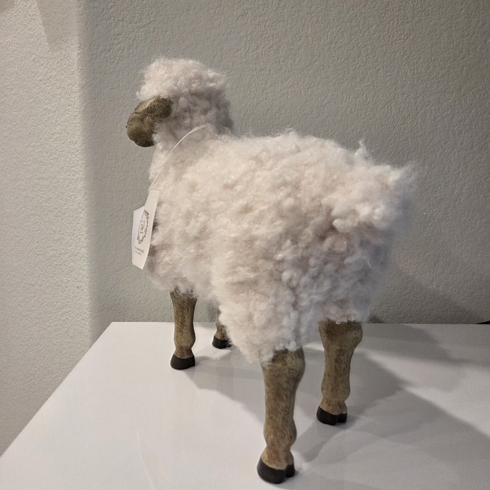Standing Lamb/Sheep The Farmhouse By Rachel Ashwell 12 Inches Easter Decor