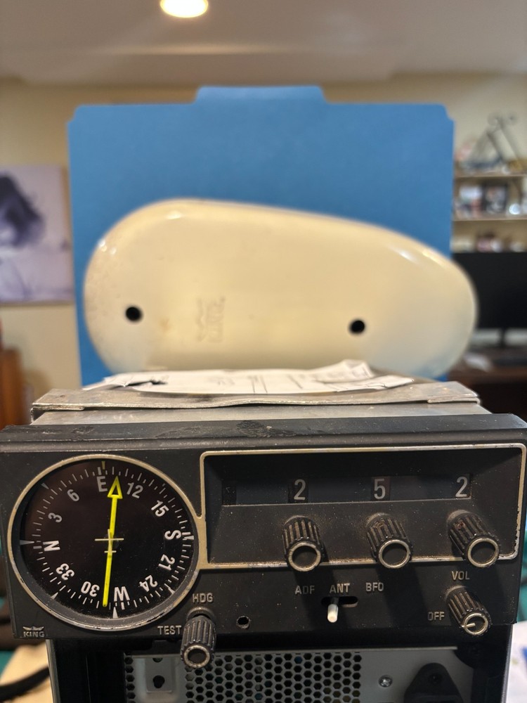 King KR86 ADF with Belly Mount Antenna