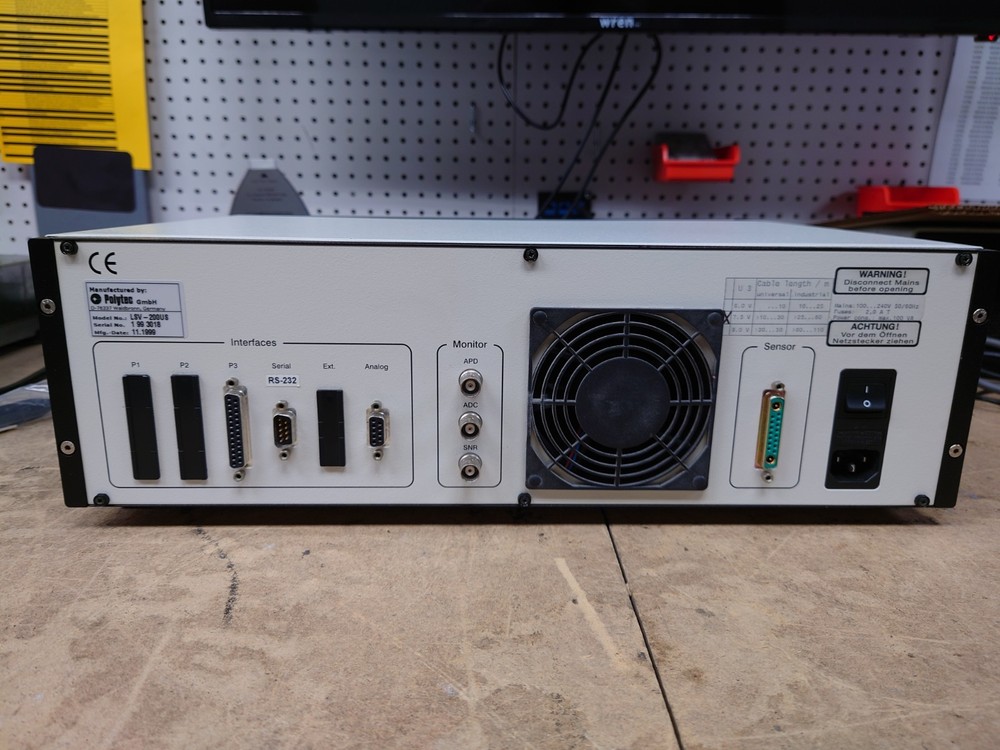 Polytech LSV-200US Laser Surface Velocimeter w/ LSV065