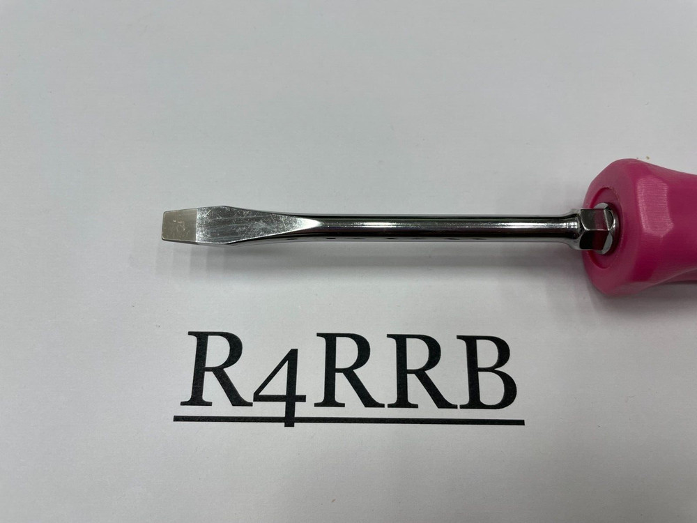 Snap-on Tools NEW 2pc PEARL PINK Hard Handle Flat Phillips Head Screwdriver Set