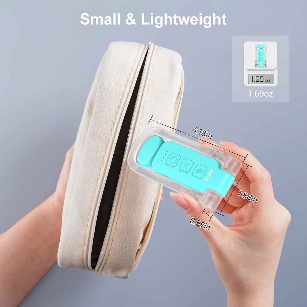 Gritin Rechargeable Book Light for Reading in Bed with Memory Function-Mini Port