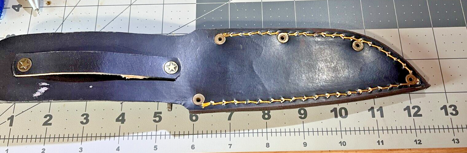 SHEATH ONLY FOR PAL RH-36, REMINGTON, and other hunting Knife NAVY, USMC, PLAIN