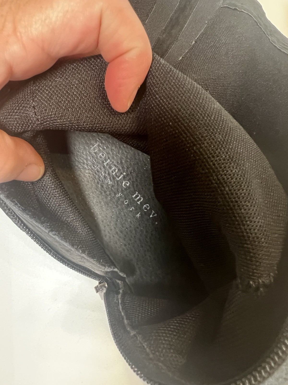 Bernie Mev Women's Whistle Knee High Blk Leather Boot Buttons Size 38 Steampunk