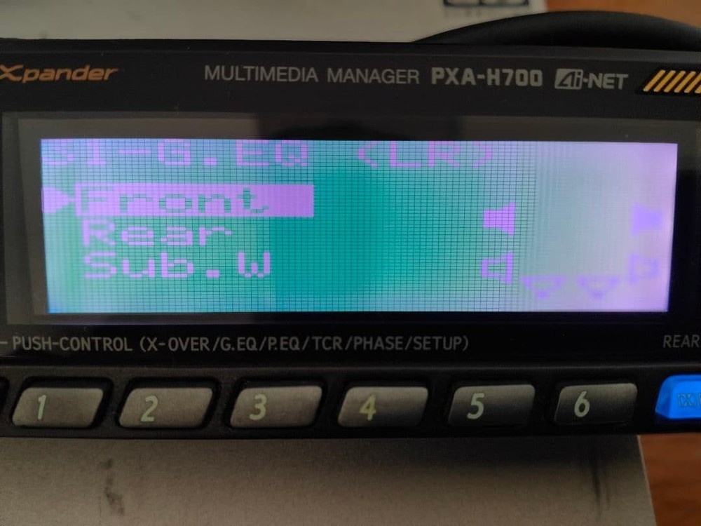 ALPINE PXA-H700 Digital Processor Car Audio Tested SET