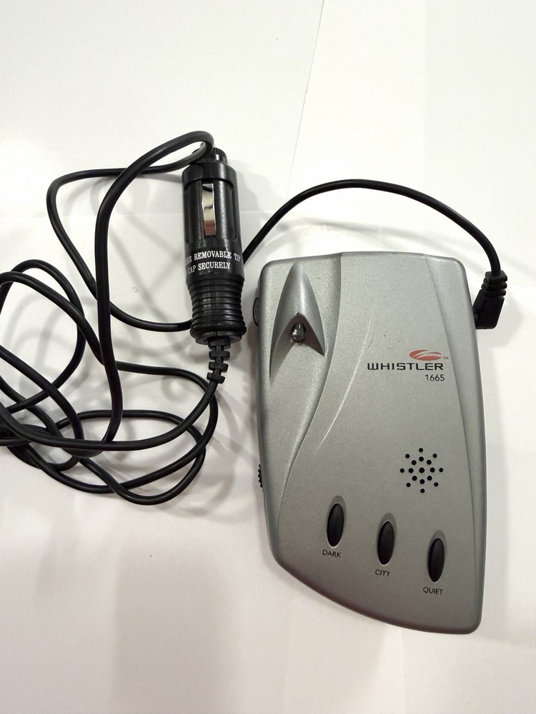 Whistler 1665 Radar Detector Car Plug