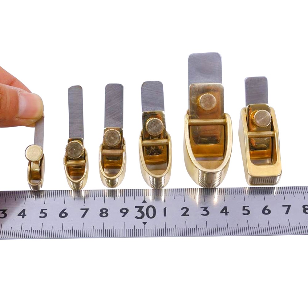 1set Brass Planes 6pcs luthier tools violin making tools Convex bottom
