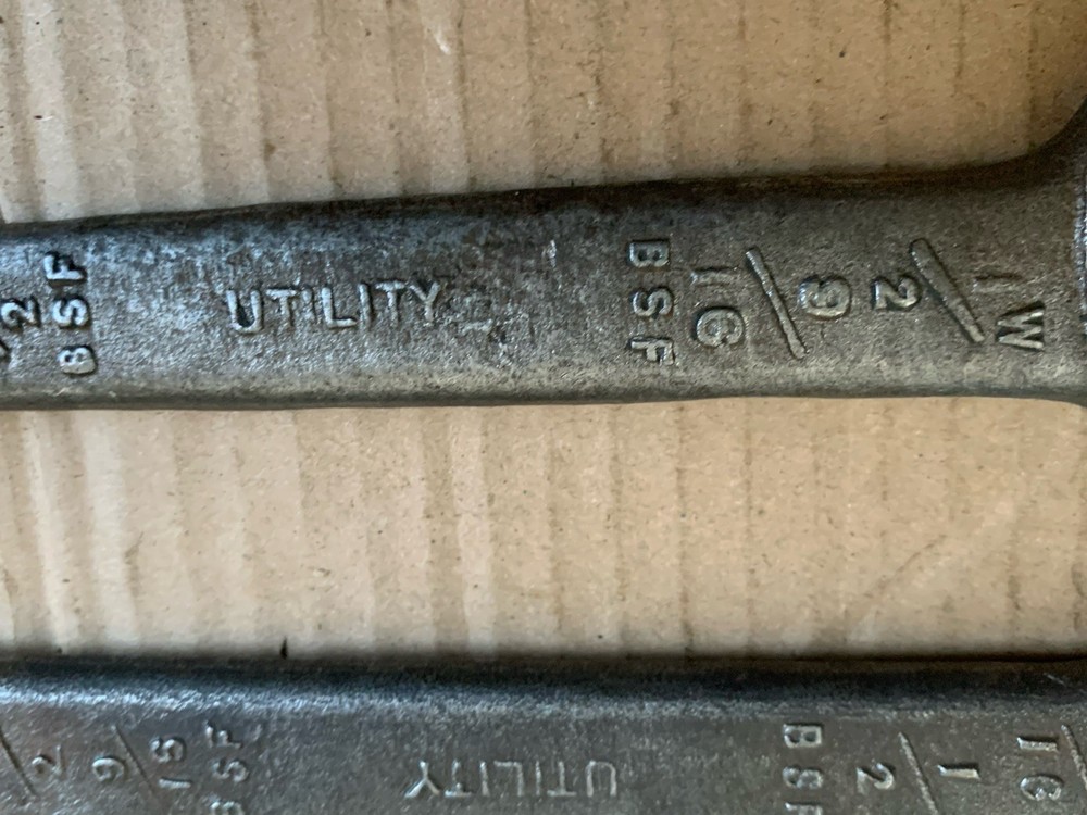 vintage utility spanner wrenches