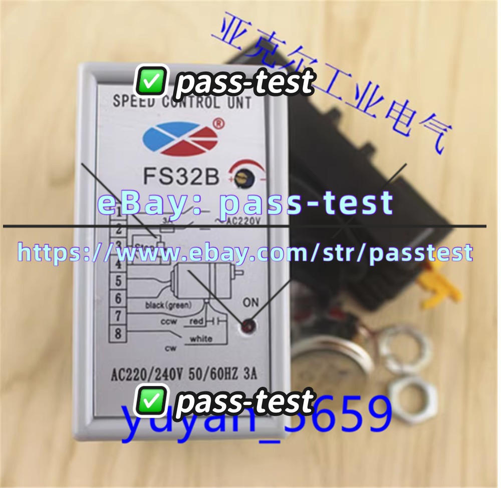 NEW Motor Speed Controller 220V AC SS-32 FS32B Separate Switch Speed #3313 #pass
