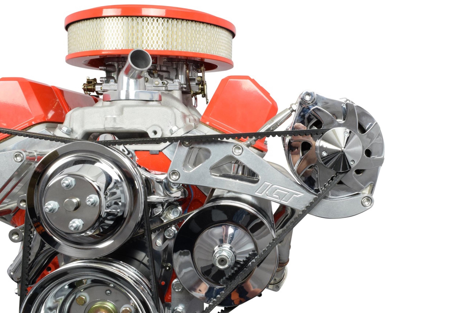 SBC Sanden 508 A/C Compressor Bracket Long Water Pump Small Block 350 Chevy ICT