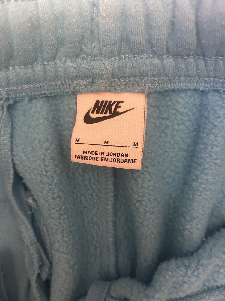 nike blue fleece pants medium