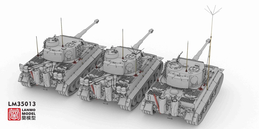 LANMO model LM35013-1/35 COMMAND TIGER Ⅰ Antenna Kit Sd Kfz 181command tank