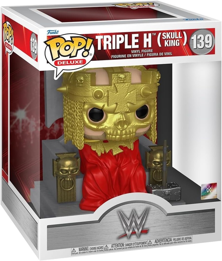 Funko Pop WWE Triple H Skull King on Throne Deluxe Figure