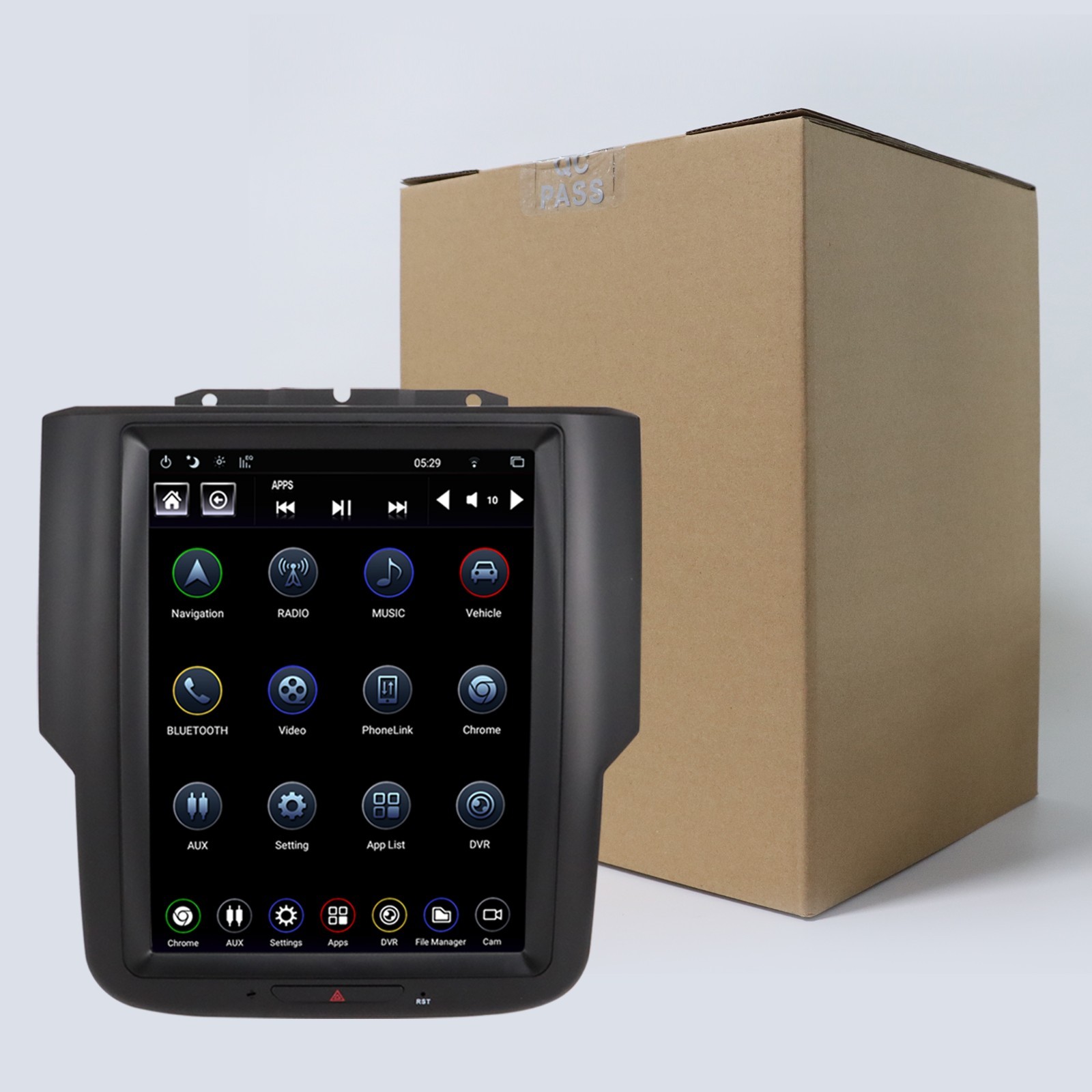 GEN 4 Android Car Radio Tesla Screen for Dodge RAM 1500 2500 3500 2013-18 Stereo