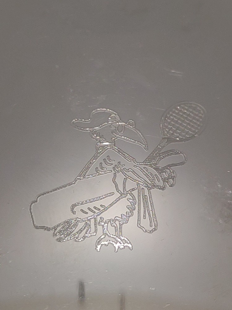 Rectangle Chrome Etched Bottle Opener