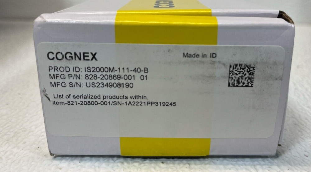 Cognex IS2000M-111-40-S14-B Camera