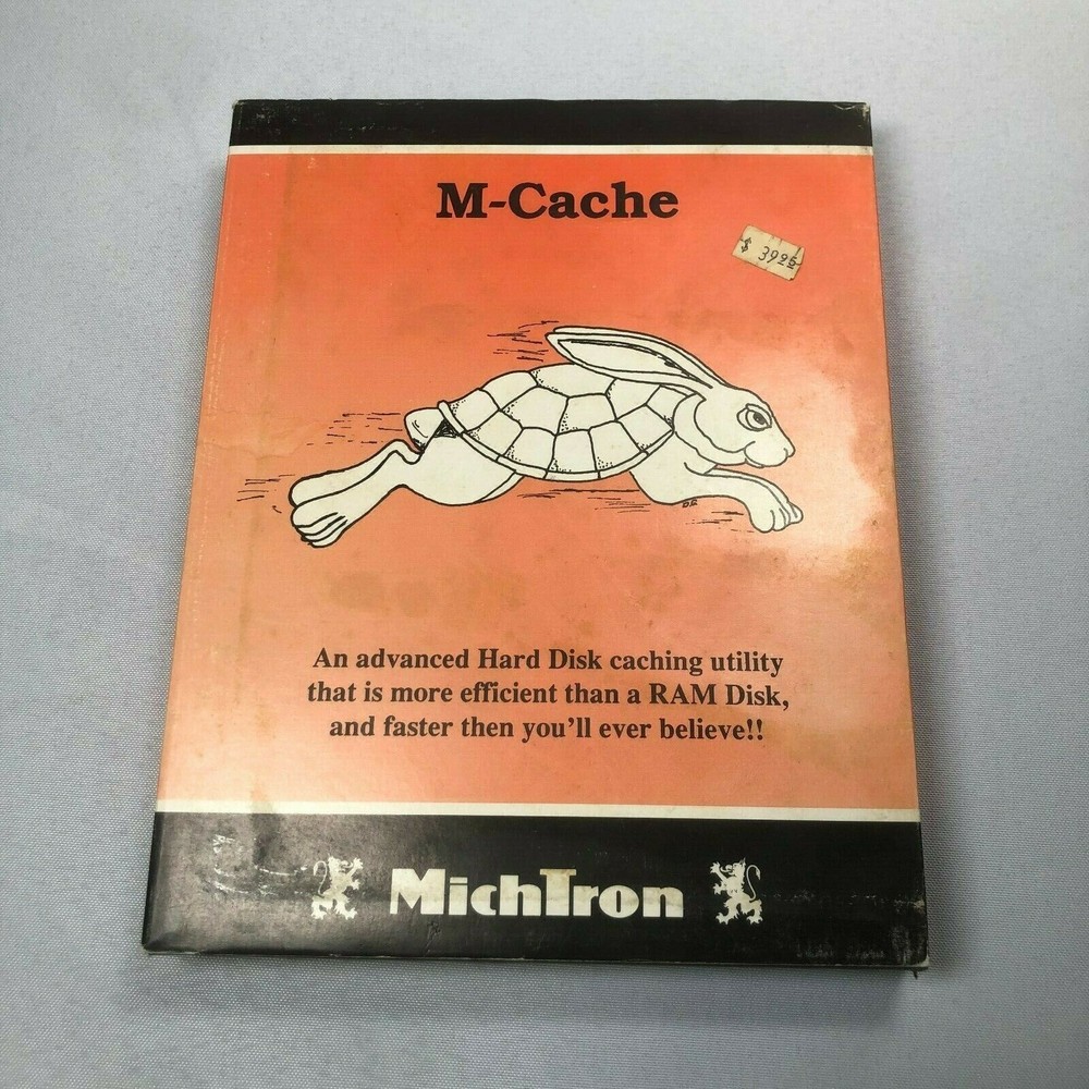 Genuine Vintage MICHTRON M-CACHE Hard Disk Caching Utility Software for Atari ST