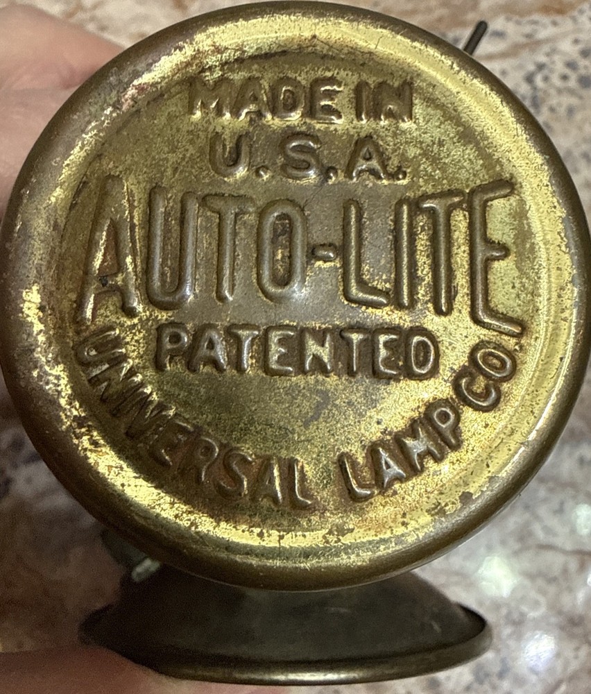 Vintage Auto-Lite carbide mining lamp