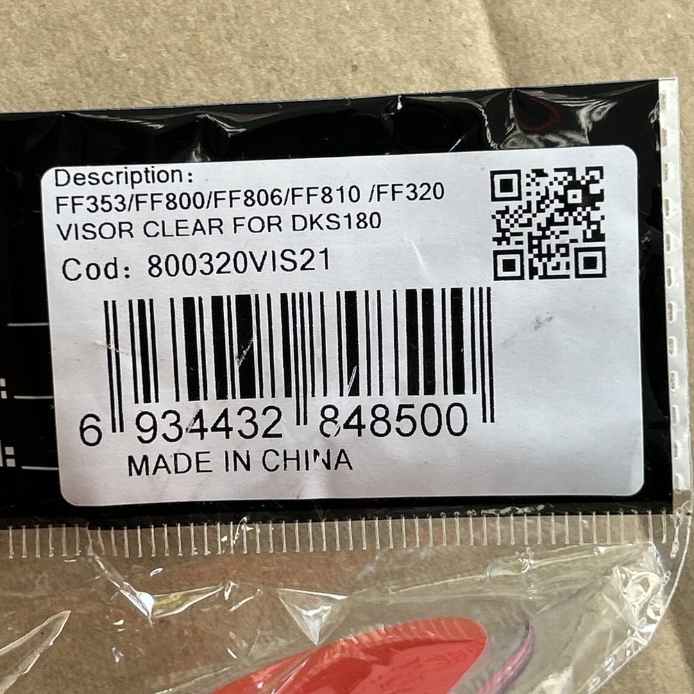 LS2 FF320/FF353/FF800 Visor - Clear