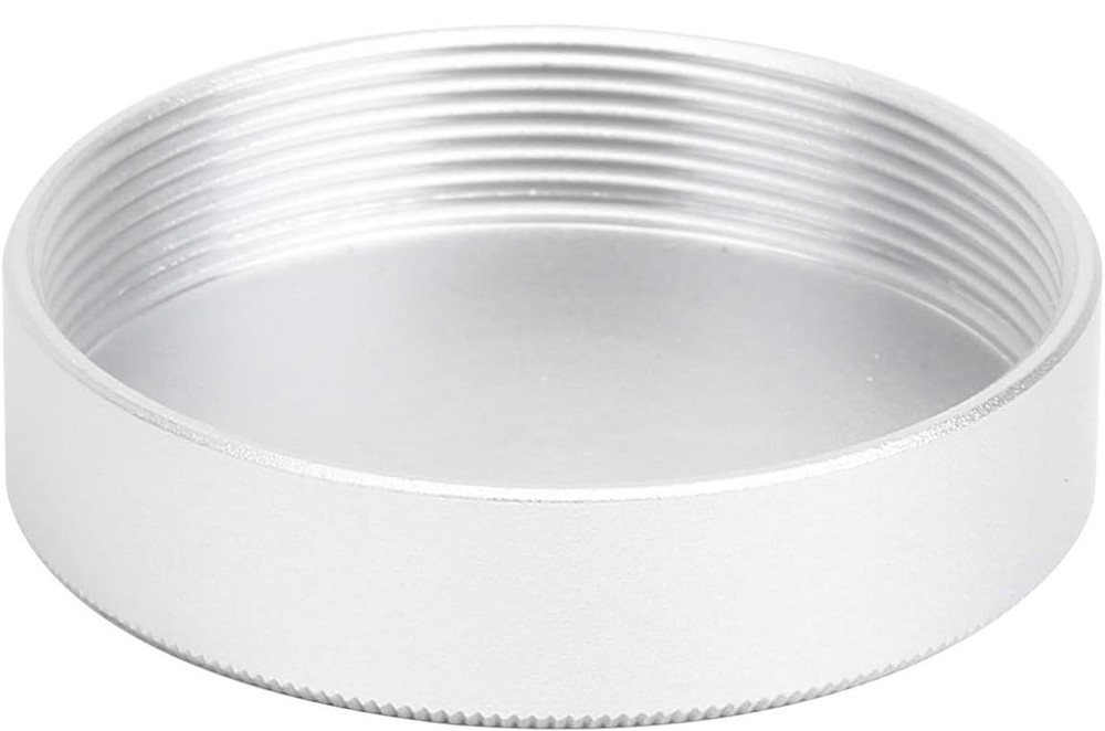 Solid Metal M42 Rear Lens Cap Silver