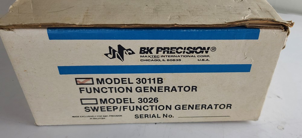 3011B Function Generator  ~ New Old Stock ~ Powers On