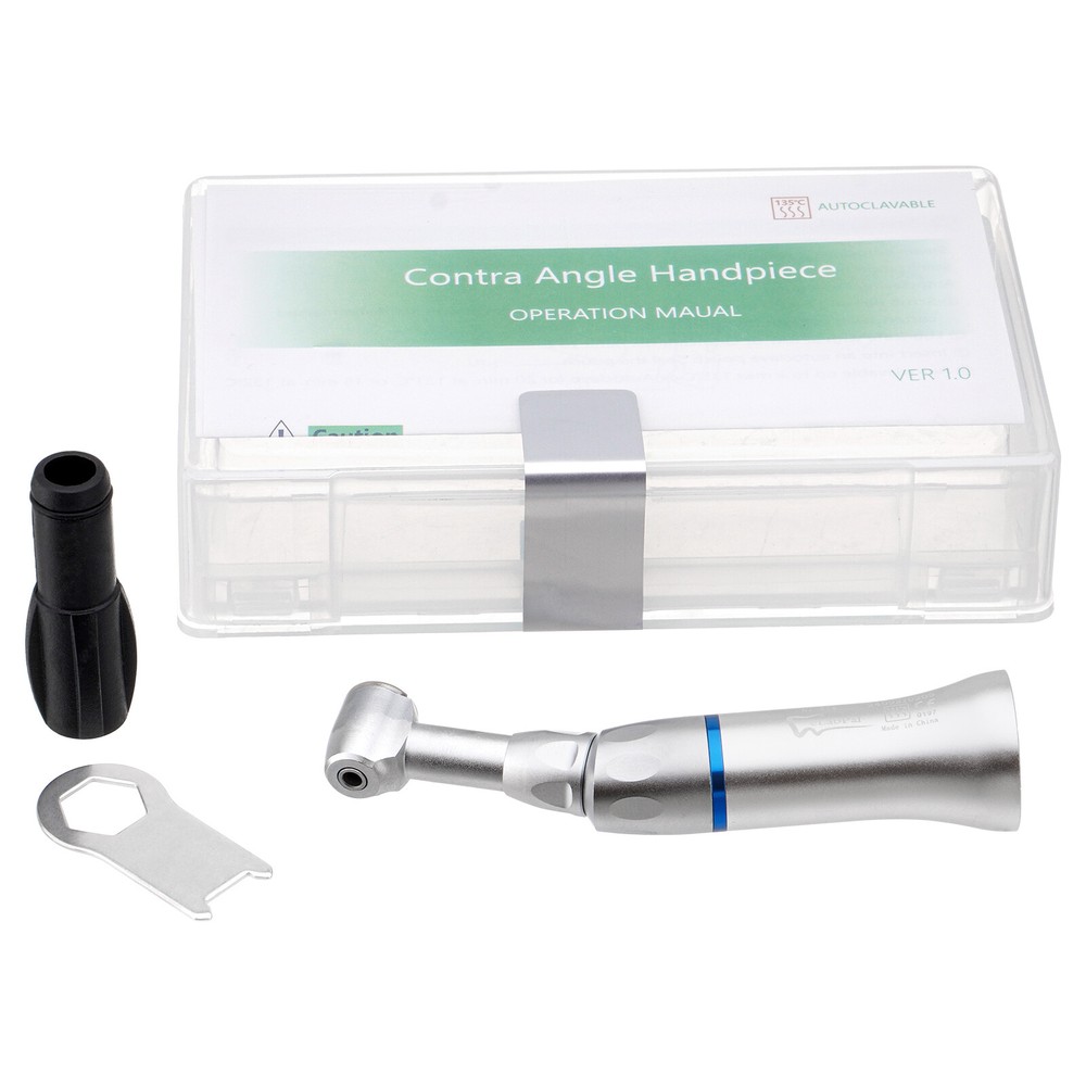 US Dental Low Speed Handpiece Straight Contra Angle Push Button E-Type Air Motor