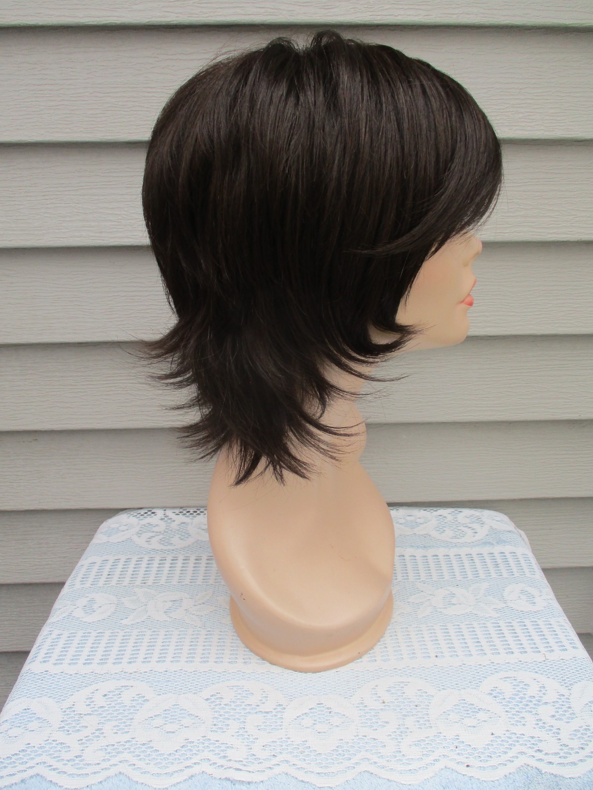 Noriko Wig STORM Color CAPPUCINO Dark Brown Layered Style