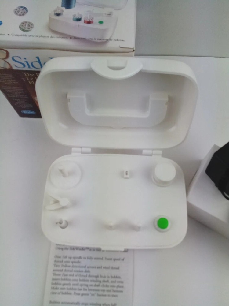Simplicity Side Winder Portable Sewing Thread Bobbin Winder w/AC Adapter